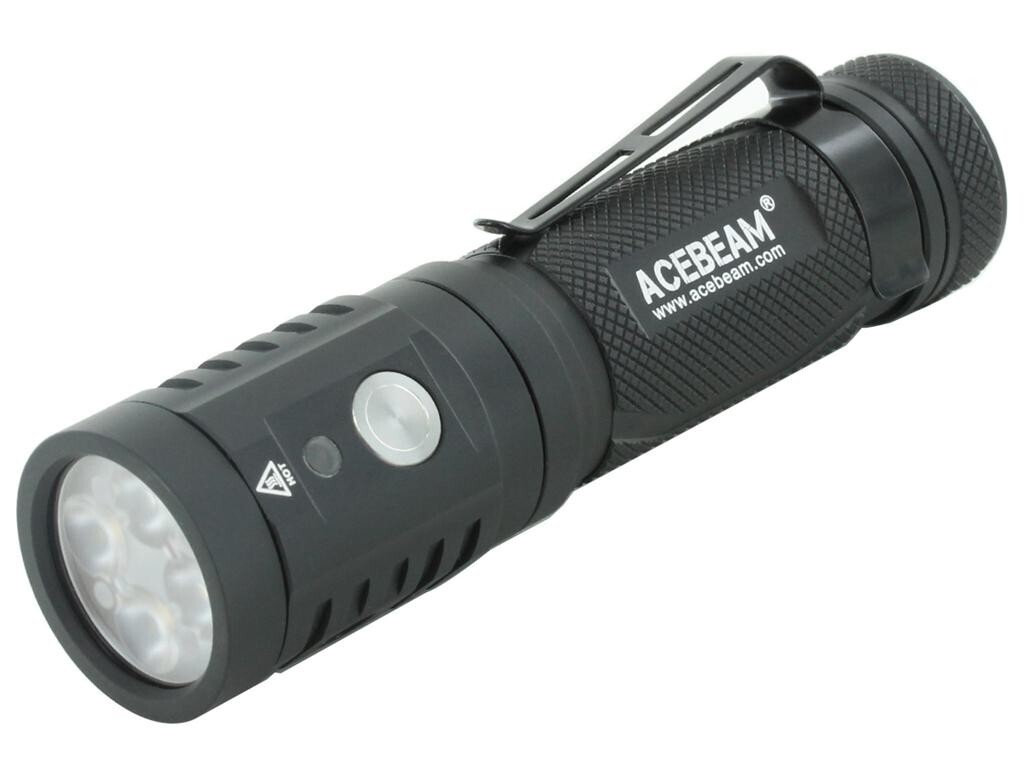 Acebeam Rechargeable Brightest 90 Plus Cri Led Edc Flashlight - 2500 Lumen #Ec65