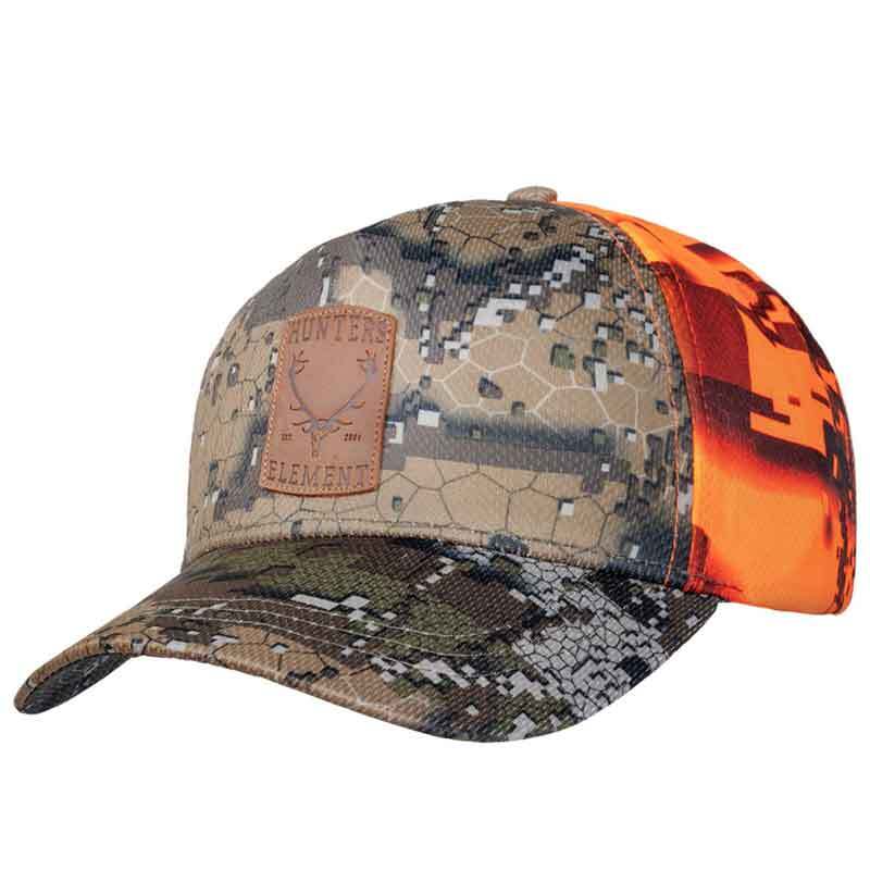 Hunters Element Red Stag Snapback Cap Curved Peak - Veil Fire #9420030055503