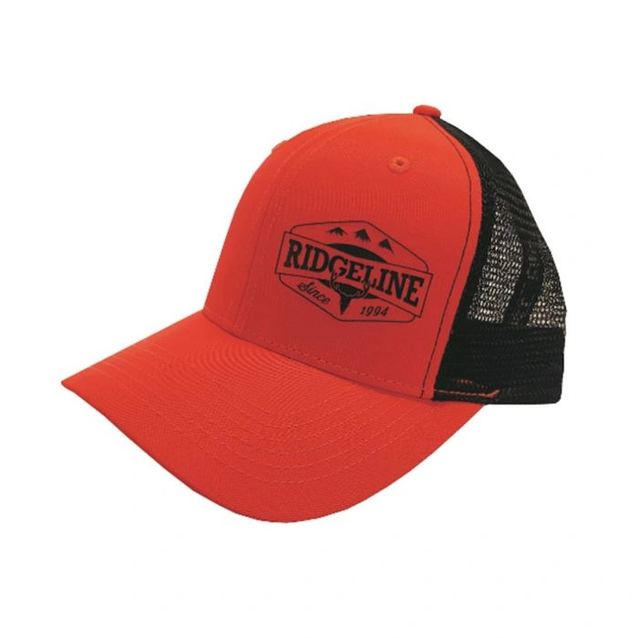 Ridgeline Trucker Cap Mesh Vack Ventilation - Red Black #Rlacatz