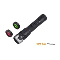 Acebeam Compact Rechargeable Ultra-Throw Lep Torch - 1217M 450 Lumens #w10 Ii