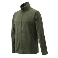 Beretta Men’s Full Zip Fleece Hunting Jacket - Green Lightweight Breathable #P3421-t143-0715