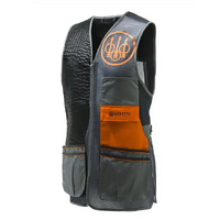 Beretta Sporting Vest Evo Shooting Gear - Black Orange & Grey #Gt911t155309op