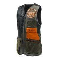 Beretta Sporting Vest Evo Shooting Gear - Green & Black #Gt911t155307mt