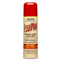 Bushman Ultra Aerosol Personal Insect Repellent - 12-Pack 130G 40% Deet Heavy Duty #bu0130A