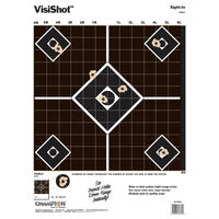 Champion Hunting Shooting Target Technology Visishot Sight In Multiple Bullseyes - 10 Pack Black #Ch45804