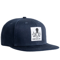 Desolve Kraken Snapback One Size Fits Most Dope Logo - Navy #9420030008363