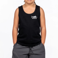 Desolve Audax Singlet Kids Standard Fit Screen Print - Black #Dsv124549