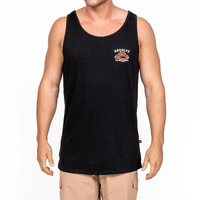 Desolve Crustacean Singlet Recycled Cotton Blend Standard Fit - Black #Dsv124693