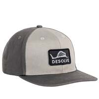 Desolve Thrill Snapback Made From 100% Cotton - Charcoal #9420030070681