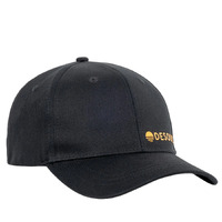 Desolve Lineage Cap Made From 100% Cotton - Black/golden Glow #9420030070582