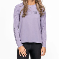 Desolve Stripey Ripple Crew Womens Made From 17 Recycled Plastic Bottles - Lavender Aura #Dsv125168