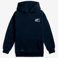 Desolve Ahi Hoodie Dropped Shoulder Relaxed Fit - Navy #Dsv125314