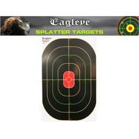 Eagleye Splatter Shooting Paper Targerts Heavy Card - 10 Inch Wide X 16 Inch Tall #Eet16hs