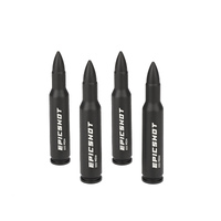 Epicshot Premium Metal Snap Caps - 222 Rem 4pk Black #Es119104