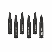 Epicshot Premium Metal Snap Caps - 223 Rem 6pk Black #Es119105