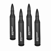 Epicshot Premium Metal Snap Caps - 25-06 Rem Black #Es119108