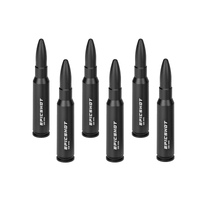 Epicshot Premium Metal Snap Caps - 308 Win Black #Es119111