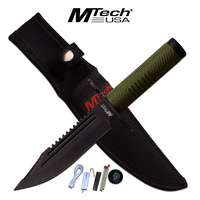 M-Tech Usa Fixed Blade Green #k-Mt-20-68Gn