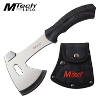 Mtech Black Rubber Handle Axe