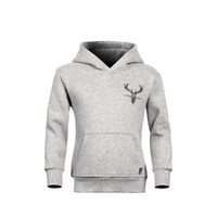 Hunters Element Albacares Hoodie Kids Top-grade Cotton And Polyester - Grey Marle #He123509