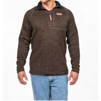 Hunters Element Arcus Top Heavy Polyester Knit With A Brushed Inner - Walnut Brown #He123583