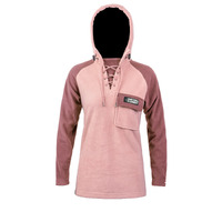 Hunters Element Whakarapu Ls Hood Womens Traditional Laced Neck Adjustment - Mauve/wild Plum #He124207