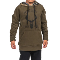 Hunters Element Antler Hoodie Kids Premium Quality And Super Warm - Desolve Veil #He124451