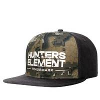 Hunters Element Stamp Snapback Cap - Black Desolve Veil #9420030064390