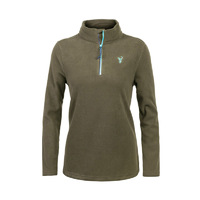 Hunters Element Warm Light Outdoor Alpi Hunting Top Womens - Forest Green #Alpi Fg