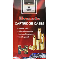 Hornady Reloading Rifle Unprimed Brass Cases .17 Hornet - 50 Per Box #H8611