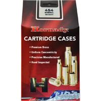 Hornady Reloading Pistol Unprimed Brass Cases .454 Casull - 100 Per Box #H8785