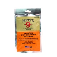 Hoppe's Treated Gun Cleaning Patches For .22Cal 120Pcs