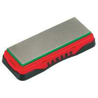 Lansky Benchstone Diamond Medium Designed For Knife Sharpening - Red Non-slip Rubber Frame #Lldb6m