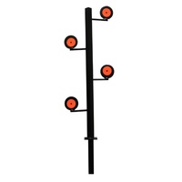 Max-Target Outdoor Shooting Resetting Duelling Tree Spinner Rimfire Target - .22 Rimfire #st-48044