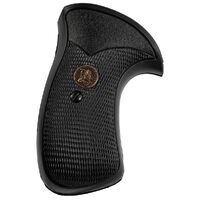 Pachmayr Compact Grip 03270 Smith Wesson K Frame Round Butt Rubber Compound - Black Nonslip Finish #Sk-c