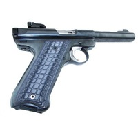 Pachmayr Super Tough Durable G10 Material Tactical Pistol Grips Ruger Mkii - Grey Black Coarse #P-61071