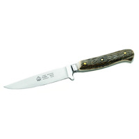 Puma Bock 9" Fixed Hunting Knife Stainless Steel  - Staghorn Scales #11 2590