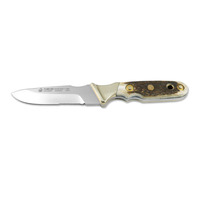 Puma Niederwild, Hirschhorn 236 Mm Fixed Hunting Knife Stainless Steel - Staghorn Scales #11 3402