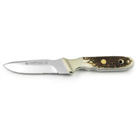 Puma 2+2 Raubwild, Stag 210 Mm Fixed Hunting Knife Stainless Steel - Staghorn Scales #11 3403