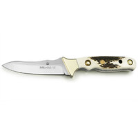 Puma Waidwerk 242 Mm Fixed Hunting Knife Stainless Steel - Staghorn Scales #11 3440