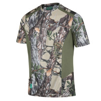 Ridgeline Mens Whanau Tee 100% Polyester Cooldry Fabric - Buffalo Camo/field Olive #Rlctswxfo