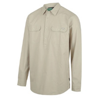 Ridgeline Yard Placket Shirt 100% Organic Cotton Classic Fit - Eucalyptus #Rlcshypel