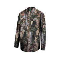 Ridgeline Yard Placket Shirt 100% Organic Cotton Classic Fit - Buffalo Camo #Rlcshypx