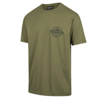 Ridgeline Mens Logo Tee Classic Mens Fit - Khaki #Rlctslgk