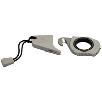 Sog Rapid Rescue Tool Concrete Dust Stainless Steel Strap Cutter - White Grn Handles With Aluminum Pull Ring #26-30-02-43