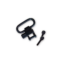 Spika Sling Swivels Set Synthetic Stock 2Pcs Swivels And Timber Screws - 1Inch Black #swv-T