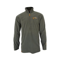 Spika Tracker Long Sleeve Hunting Top Shirt - Durable Microfuse Fabric Olive Green #p-107