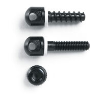 Uncle Mike's 115b Magnum Band Swivel Set Machine And Wood Screws - Black #Um25000