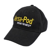 Versa-pod Unisex Black Baseball Cap - Osfa #Vp-cap