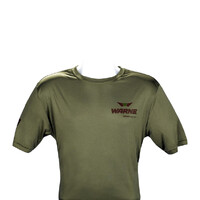 Warne Hunting Clothing Lightweight Polyester Moisture Wicking T Shirt - Green Large #T1001l